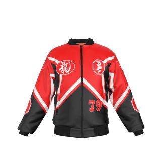 Mangadragon Uchu No Hoshi Red Bomber Jacket