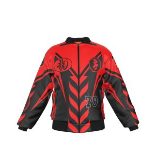 Mangadragon Adamant Red Bomber Jacket