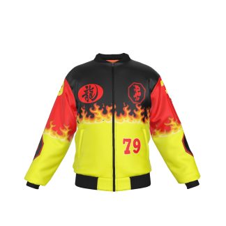 Mangadragon Flame Bomber Jacket