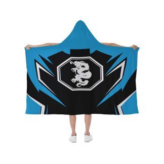 Mangadragon Saber Teal MK I Hooded Blanket