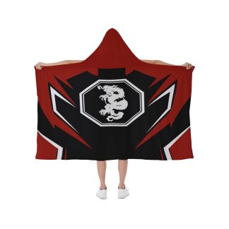 Mangadragon Saber Maroon MK I Hooded Blanket