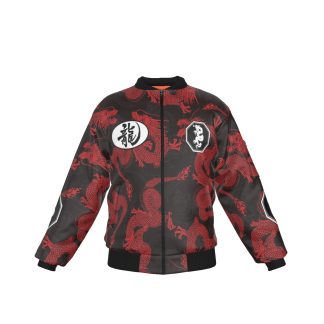 Mangadragon Crimson Ryu Bomber Jacket