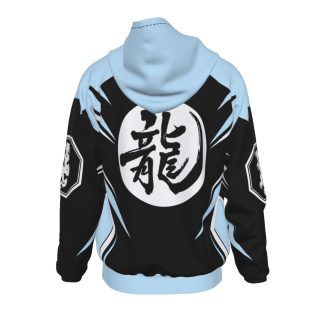 All-Over Print Men's Heavy Fleece Raglan Zip Up Hoodie With Pocket