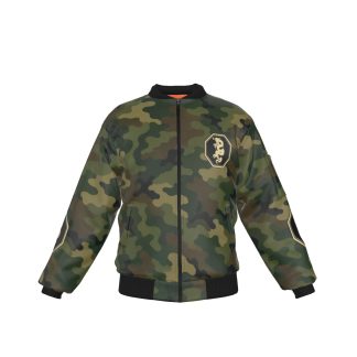 Mangadragon Camo Bomber Jacket